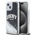 iPhone 15 DKNY Liquid Glitter Arch Logo Deksel