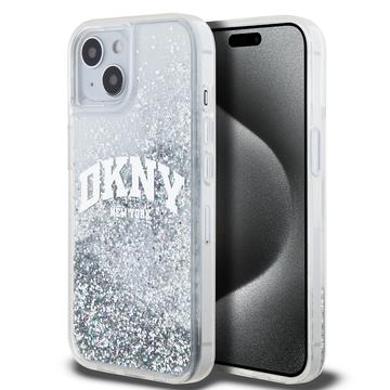 iPhone 15 DKNY Liquid Glitter Arch Logo Deksel
