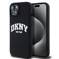 iPhone 15 DKNY Liquid Silicone Arch Logo Case - MagSafe-kompatibel - Svart