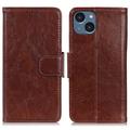 iPhone 15 Elegant Series Lommebok-deksel - Brun