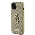 iPhone 15 Guess Perforert 4G-glitterlogo Deksel