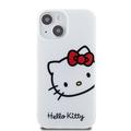 iPhone 15 Hello Kitty IML Kitty Hode-deksel - Hvit