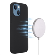 iPhone 15 Liquid Silikondeksel - MagSafe-kompatibel - Svart