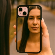 iPhone 15 Speil-deksel - MagSafe-kompatibel - Svart