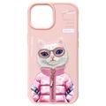 iPhone 15 Nimmy Friends Cool&Cute 2.0 katte-deksel - rosa