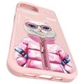iPhone 15 Nimmy Friends Cool&Cute 2.0 katte-deksel - rosa