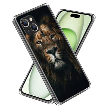 iPhone 15 Plus Stilig Ultra-Slim TPU-deksel - Løve
