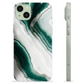 iPhone 15 Plus TPU-deksel - Smaragdmarmor