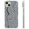 iPhone 15 Plus TPU-deksel - Fascinerende Zebra