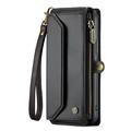 iPhone 15 Pro CaseMe C36 RFID-blokkerende lommeboketui - svart