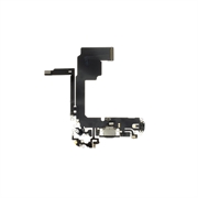 iPhone 15 Pro Ladekontakt Flekskabel - Titansvart