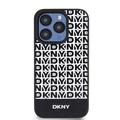 iPhone 15 Pro DKNY Repeat Pattern Bottom Stripe Deksel - MagSafe-kompatibel - Svart