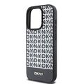 iPhone 15 Pro DKNY Repeat Pattern Bottom Stripe Deksel - MagSafe-kompatibel - Svart