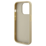 iPhone 15 Pro Guess Fixed Glitter 4G Metal Logo Deksel