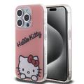 iPhone 15 Pro Hello Kitty IML Daydreaming-deksel - Rosa