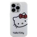 iPhone 15 Pro Hello Kitty IML Kitty Hode-deksel - Hvit
