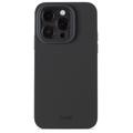 iPhone 15 Pro Holdit Silikondeksel - svart