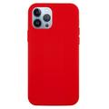 iPhone 15 Pro Liquid Silicone Deksel - Rød