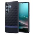 Samsung Galaxy S25 Ultra Spigen Parallax Mag Hybrid-deksel - Marinefiolett