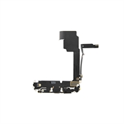 iPhone 15 Pro Max Ladekontakt Flekskabel - Svart