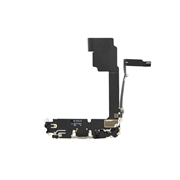 iPhone 15 Pro Max Ladekontakt Flekskabel - Hvit