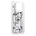 iPhone 15 Pro Max Fashion TPU-deksel - Abstrakt portrett