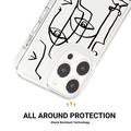 iPhone 15 Pro Max Fashion TPU-deksel - Abstrakt portrett