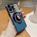 iPhone 15 Pro Max Glam Magnetisk Hybrid-deksel m. Speil - Blå