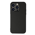 iPhone 15 Pro Max Hybrid-deksel - Carbon Fiber - Svart