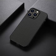 iPhone 15 Pro Max Hybrid-deksel - Carbon Fiber - Svart