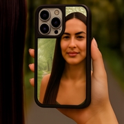 iPhone 15 Pro Max Speil-deksel - MagSafe-kompatibel - Svart