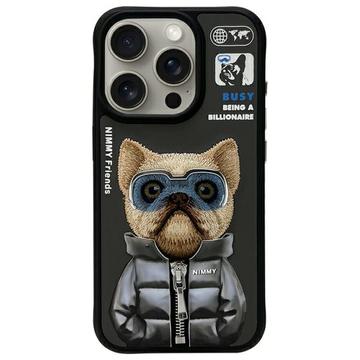 iPhone 15 Pro Max Nimmy Friends Cool&Cute 2.0 hund-deksel - svart