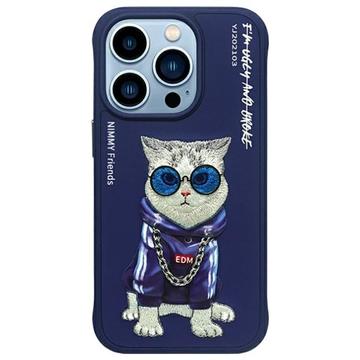 iPhone 15 Pro Max Nimmy Friends Glasses Cool Katt-deksel