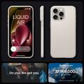 iPhone 15 Pro Max Spigen Liquid Air TPU-deksel - Titan naturlig