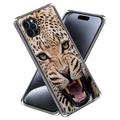iPhone 15 Pro Max Stilig Ultra-Slim TPU-deksel - Leopard