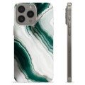 iPhone 15 Pro Max TPU-deksel - Smaragdmarmor