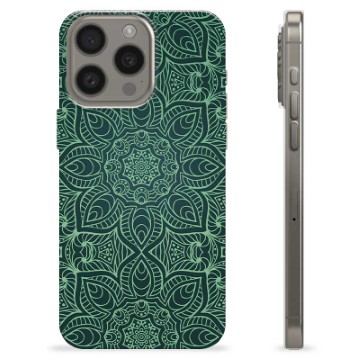 iPhone 15 Pro Max TPU-deksel - Grønn Mandala