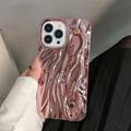 iPhone 15 Pro Max Rynket galvanisert TPU-deksel - Rosa
