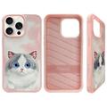 iPhone 15 Pro Nimmy Friends Big Eyed Pet 2.0 Katte-deksel - Rosa