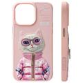 iPhone 15 Pro Nimmy Friends Cool&Cute 2.0 katte-deksel - rosa