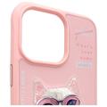 iPhone 15 Pro Nimmy Friends Cool&Cute 2.0 katte-deksel - rosa