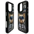 iPhone 15 Pro Nimmy Friends Cool&Cute 2.0 hund-deksel - svart