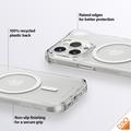 iPhone 15 Pro PanzerGlass HardCase MagSafe-etui som er kompatibelt med D3O - Klar