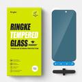 iPhone 15 Pro Ringke TG Privacy skjermbeskytter i herdet glass - svart kant