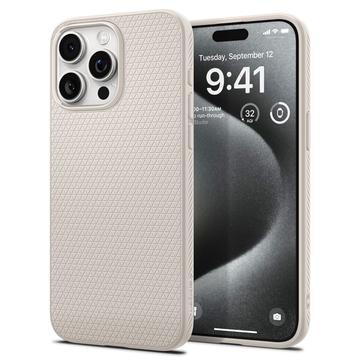 iPhone 15 Pro Spigen Liquid Air TPU-deksel - Titan naturlig