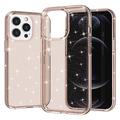 iPhone 15 Pro Stylish Glitter Series Hybrid-deksel