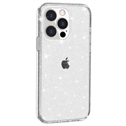iPhone 15 Pro Stylish Glitter Series Hybrid-deksel