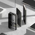iPhone 15 Ringke TG Privacy skjermbeskytter i herdet glass - svart kant
