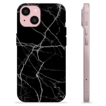 iPhone 15 TPU-deksel - Svart Lyn