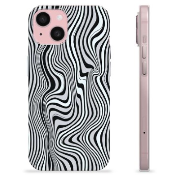 iPhone 15 TPU-deksel - Fascinerende Zebra